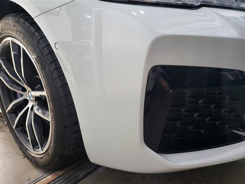 서울 동대문 BMW 520i 앞범퍼 부분도색 작업 후